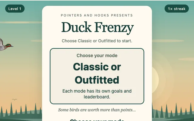 Duck Frenzy captura de pantalla